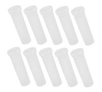 BIUDECO 10 Tubos Gigantes de Flores - Tubos de Agua de plástico con Tapas para arreglos y Cuidado de Plantas