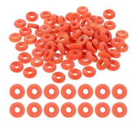 BIUDECO 100 piezas Anillos Elásticos para Castración sin Sangre Resistentes y Flexibles con Alicates de Acero Inoxidable para y Castración de Ganado Cerdos y Ovejas