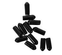 BIUDECO 100 Protectores de Goma Negros para Extremos de Diademas y Aros de Pelo, Accesorios Cómodos para Evitar Lesiones y Mejorar la Sujeción en Accesorios Cabello