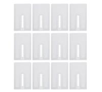 BIUDECO 12 Cuñas Niveladoras de Mesa de Nylon para Muebles, Plástico Resistente, Antideslizantes, Tamaño 2 X 1,2 Pulgadas, Juego de 12 Piezas para Nivelación en Suelos