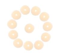 BIUDECO 12 piezas Moldeadores de Moño para Niña Donuts Pequeños Beige Accesorios para Peinados Fáciles Molde Rosquillas para Cabello Fino y Corto Prácticos y Duraderos