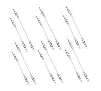 BIUDECO 12 Piezas Pinzas Cocodrilo Dobles para Notas y Fotos Abrazaderas Largas Resistentes para DIY Soporte Multifuncional para Memorias y Decoración de Pared