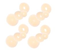 BIUDECO 16 Piezas Moldes para Moños Donut para Herramienta Reutilizable para Peinados de Ballet y Uso Diario Accesorios para Niñas y Niñas Pequeñas Colores Beige