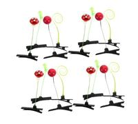 BIUDECO 16 piezas Pinzas Pelo Plantas Pequeñas Clips Kawaii Accesorios Pelo Niñas Diseño Natural Resistente para Cumpleaños y Uso Diario
