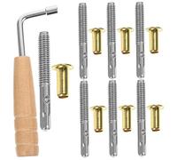 BIUDECO 1juego Accesorios Para Afinación De Lyra Clavos De Afinación Kit De Repuesto Para Instrumentos Musicales Para Músicos y Aficionados