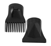 BIUDECO 2 Accesorios para Secador de Pelo Aplicables, Boquilla Concentradora de Aire Resistente al Calor, Piezas de Repuesto Planas Peine para Peinado Profesional en Salones y Uso
