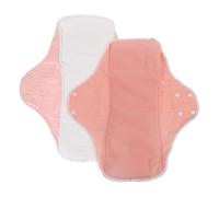 BIUDECO 2 Compresas Posparto Lavables Compresas de Recuperación Posparto de Gran Absorción Alas Reutilizables y Transpirables para Protección contra Fugas en Mujeres Embarazo Parto