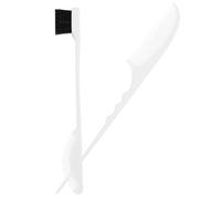 BIUDECO 2 juegos Peines de Peluquería y Cepillos para Bordes de Doble Cara Ligeros y Resistentes para Peinados Profesionales y Cuidado de Cejas y Pestañas Unisex