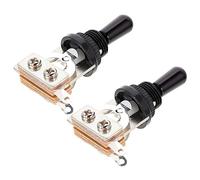 BIUDECO 2 Piezas 3 Cambiar La Pastilla Accesorios Para Guitarra Electrica Interruptor De Encendido y Apagado Interruptores Electricos Pastillas Humbucker Bajo Metal Amplificador Reemplazar