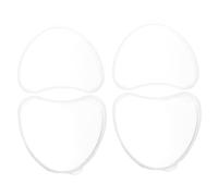 BIUDECO 2 piezas Caja para Dentaduras Postizas y Ligera con Cierre Seguro Transparentes para Almacenamiento Doméstico y Uso Exterior Portador de Férulas y Alineadores