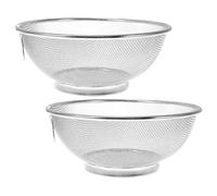 BIUDECO 2 Piezas Colador de Aceite Acero Inoxidable Malla Fina Filtro Multifunción para Cocina y Compacto y Fácil de Limpiar para Filtrar y Jugos