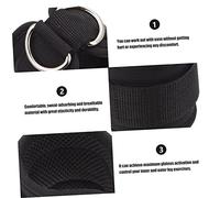 BIUDECO 2 piezas Correas Tobilleras Ajustables para Fitness Material Transpirable Antitranspirante Entrenador Muscular de Piernas para Ejercicios Deportivos