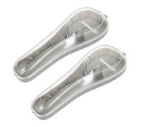 BIUDECO 2 piezas Estuche Rígido Protector para Maquinilla Manual Unidades Portátiles para Viaje Duradero y Seguro Compacto para Afeitado Cómodo y Almacenamiento