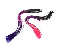 BIUDECO 2 Piezas Extensiones de de Caballo Trenzadas con Degradado para Fiestas y Cosplay de Sintéticas para Niñas y Mujeres Accesorios de Pelo Fácil de Usar y Versátiles
