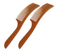 BIUDECO 2 piezas Peine S Profesional para Adultos de Peines para Hombres Herramientas de Peluquería Compacto y Ligero para Tipo de Cabello y Barbas