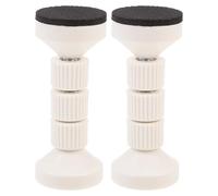 BIUDECO 2 piezas Soportes Ajustables para Cabeceros de Cama Topes Antivibración con Protección EVA Estabilizadores Anticaída para Muebles Montaje sin Herramientas Protección de Paredes y