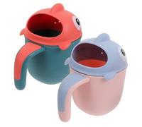 BIUDECO 2 Piezas Taza De Champú Pala De Agua De Baño De Bebé Taza De Enjuague De Baño Taza De Baño De Bebé Bañera Juguetes De Baño Juguete Niño Recién Nacido Páginas Accesorios Importante