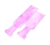 BIUDECO 2 Placas para Teñir el Cabello Patrón Mármol, Tablero Grande y Mediano Color Morado Difuminado, Herramientas para Mechas y Kit de Tinte, Suministros Profesionales y Caseros