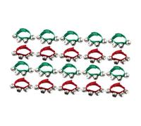 BIUDECO 20 piezas Pulseras de Campanas de Muñeca Metálicas para Fiesta y Baile Cascabeles Musicales Duraderos con Correa de Instrumento de Percusión para Navidad y Color Color Aleatorio