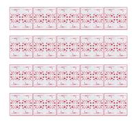 BIUDECO 20 Servilletas de Papel Rojo Diseño Love para San Valentín, Absorción Fuerte y Uso Versátil, Ideales para Bodas y Celebraciones de Aniversario
