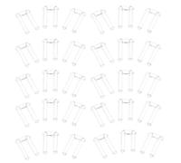 BIUDECO 200 Piezas Retenedor de Lente sin Montura Conectores para Gafas de Sol Unidades de Gafas Herramienta de Reparación Doble Conector Repuestos para Monturas