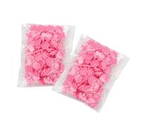 BIUDECO 200 piezas Tazas Plásticas Para Pegamento De Pestañas Soporte Multifuncional Para Extensiones Y Diseño De Cejas Duradero Y Práctico Color Rosa