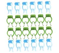 BIUDECO 24 piezas Clip de Corrección Nasal Soporte para Nariz Portátil Ergonométrico para Entrenamiento Respiratorio Azul y Verde