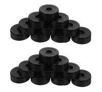 BIUDECO 24 Piezas Patas Elevadoras para Sofá con Tornillos Protectores de Piso de Plástico Antideslizantes para Muebles Almohadillas para Pies de Silla y Sofá Compatibles Baldosas