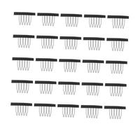 BIUDECO 25 Piezas Pinzas para Peluca Peines de Fijación Accesorios para Hacer Pelucas Clips de Resorte de Acero el Cabello