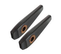 BIUDECO 2juegos Kazoos De Madera Para Adultos Instrumento Musical Compacto y Duradero Membranas y Almohadillas Para Acompañar Guitarras y Ukeleles