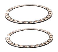 BIUDECO 2piezas Adhesivos Para Guitarra Incrustaciones Artísticas Decoración Para Sonido Bordes Para Instrumentos Accesorios Únicos Para Guitarras
