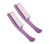 BIUDECO 2piezas Cepillo Aplicador De Teñido Para Cabello Con Rodillo Peina Para Resaltar Color y Cuidado Del Cabello Mango Ergonómico Para Uso Cómodopúrpura