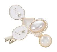 BIUDECO 2piezas De Pelo De Perlas Elegantes Accesorios Para Mujeres y Niñas Para Bodas y Fiestas Diseño Moderno y Brillante Para Decorar Peinados y Atraer Miradas