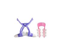 BIUDECO 2piezas Kit Clips Modeladores De Nariz De Silicona Corrector Nasal Para Moldeo y Elevación Herramientas De Belleza Nasal Duraderas Sin Afectar Respiración Ni Actividades Diarias