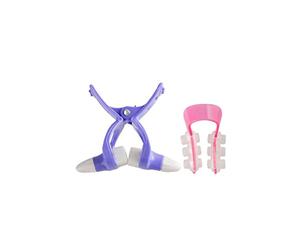 BIUDECO 2piezas Kit Clips Modeladores De Nariz De Silicona Corrector Nasal Para Moldeo y Elevación Herramientas De Belleza Nasal Duraderas Sin Afectar Respiración Ni Actividades Diarias