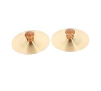 BIUDECO 2piezas Platillos De Dedo De Cobre Unidades Instrumento De Mano Para Sonido