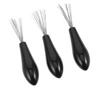 BIUDECO 3 Limpiadores De Cepillos De Pelo Para Mujer Dispositivo De Limpieza De Cepillos Ranuras Rastrillo Peine De Limpieza Removedor De Pelo Y Polvo