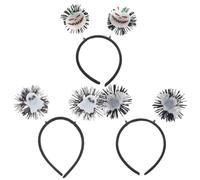 BIUDECO 3 Piezas Diadema de Halloween Luminiscente con Murciélago y Fantasma para Cosplay Accesorios de Cabello Ligeros y Cómodos para Adultos Fiestas y Eventos Temáticos