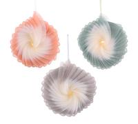 BIUDECO 3 piezas Esponjas de Baño de Malla Suave para Exfoliación Corporal Estropajo Lufa Color Pastel Accesorios de Baño para Ducha Decoración y Limpieza Efectiva