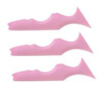 BIUDECO 3 piezas Herramienta de Maquillaje Reutilizable Plantilla de Silicona para Delinear Ojos y Cejas para Principiantes Uso Multifunción Fácil y Segura