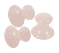 BIUDECO 3 Piezas Piedras de Masaje Facial Gua Sha Forma de Herramienta de Jade para Spa y Cuidado Diario Masajeador Facial de Cristal para Levantamiento y Rejuvenecimiento