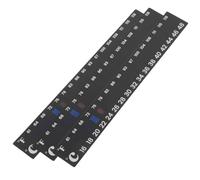 BIUDECO 3 Piezas Termómetro Adherente para Fermentación de Temperatura para Jarras de Fermentación y Botellas de Cerveza Diseño Digital y Resistente