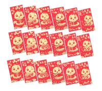 BIUDECO 36 Piezas Sobres Rojos Tradicionales para Año Diseño Chino con Patrones Delicados Bolsillos para Dinero de Papel Duradero para Festivales y Regalos de Prosperidad