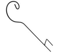 BIUDECO 4 Ganchos de Pastor para Exteriores de Hierro, 42 Cm, para Jardín y Patio, Gancho para Macetas, Comederos de Pájaros y Linternas, Alta Resistencia, Decoración Multiescena