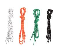 BIUDECO 4 Pares de Cordones Diseño Decorativo y Ajuste Seguro de Poliéster Redondos para Zapatillas Deportivas Ideales para Actividades Escolares y Fitness