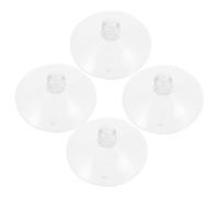 BIUDECO 4 Piezas Accesorios para Centifolia Ventosas de Goma Transparente Ventosa para Soporte de Guitarra de Repuesto para Practicar Guitarra