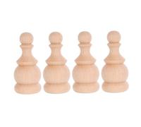 BIUDECO 4 Piezas Balaustres de Madera para Escaleras Interiores Remates Vintage Acabados Duraderos Decoración Clásica para Salones y Dormitorios