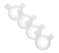 BIUDECO 4 Piezas Boquillas Hexagonales para de Helados de Accesorios para Helados Fáciles de Limpiar Compatibles con Máquinas Comerciales y Tiendas de Postres