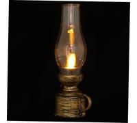 BIUDECO 4 Piezas Lámparas LED Retro Vintage Efecto Luz Decorativa Simulación Aceite para Interiores Adornos Hogar y Fotografía