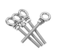 BIUDECO 4 Piezas Pernos de Ojo de Acero Inoxidable Elevación Pesada Resistentes la Corrosión Marina para Montaje y Tracción Segura